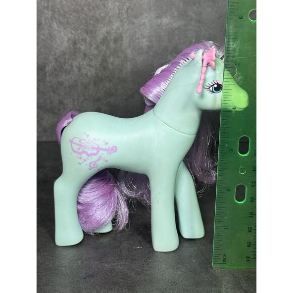 80’s Hasbro My Little Pony Daisy Dancer W/ Hair Clip - Violin And Music - Picture 2 of 8